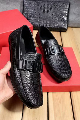 Salvatore Ferragamo Business Casual Men Shoes--051